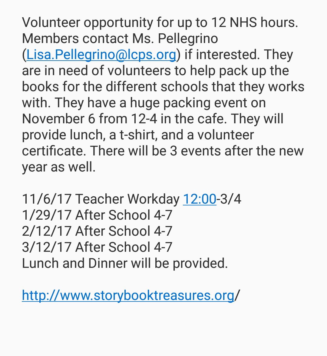 LCHS NHS (@lchsnhs) on Twitter photo 