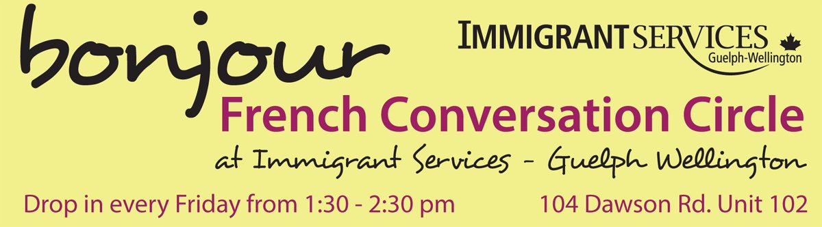 ISGWnews's tweet photo. Drop in on Fridays for French conversation practice at ISGW. All welcome. Email info@is-gw.ca https://t.co/Jgc8LminYs https://t.co/Rtf9gyyyX0