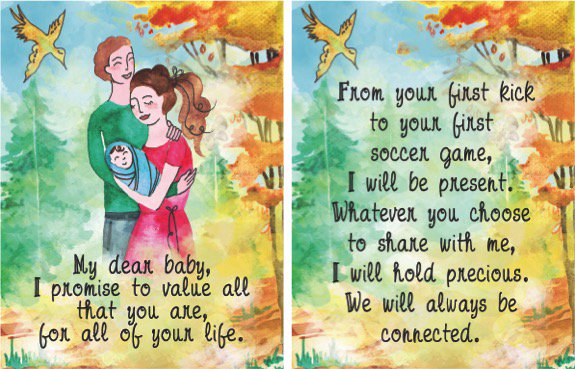 Keep #Nourishing Thoughts Connected to Your #Baby! Order #Expecting #Happiness Cards Today #babybump amzn.to/2w4FrKc