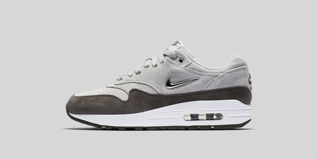 The Women's @nikesportswear Air Max 1 Premium Jewel "Wolf Grey".

Available now: swoo.sh/2yHY6uL