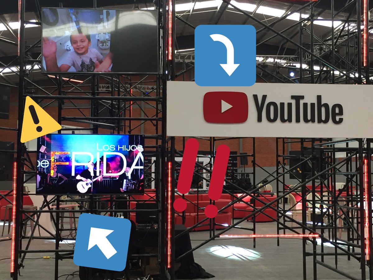 ClauDueMx's tweet photo. Preparándonos para #Brandcast de @YouTube 🎶 @LoshijosdeFrida #ForoCorona https://t.co/H6Xh23AhOF