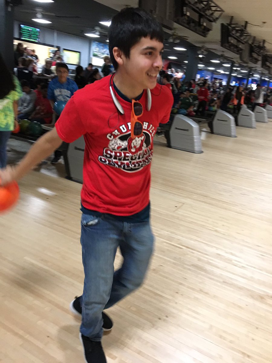 1Heart1Team's tweet photo. Our athletes were all smiles today at the NEISD Special Olympics High School Bowling Tournament! https://t.co/AOFVQBPxo9