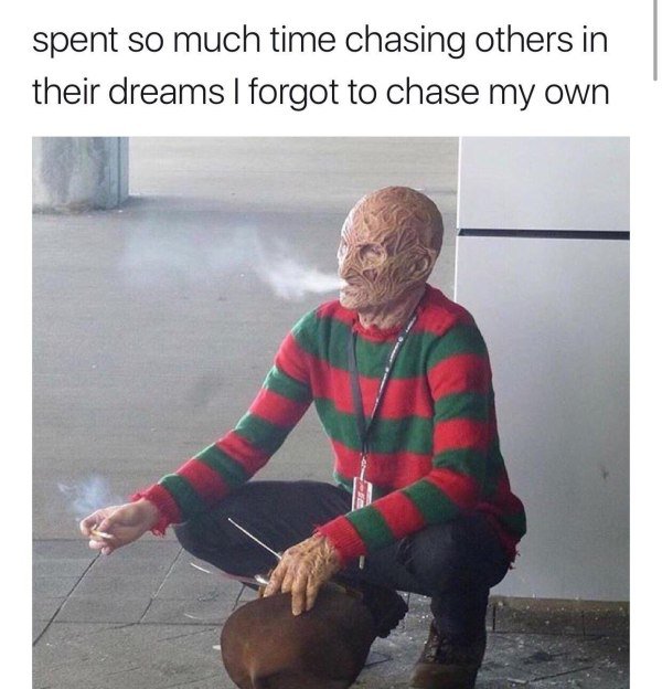 It's never too late to chase your dreams. #horror #MotivationMonday