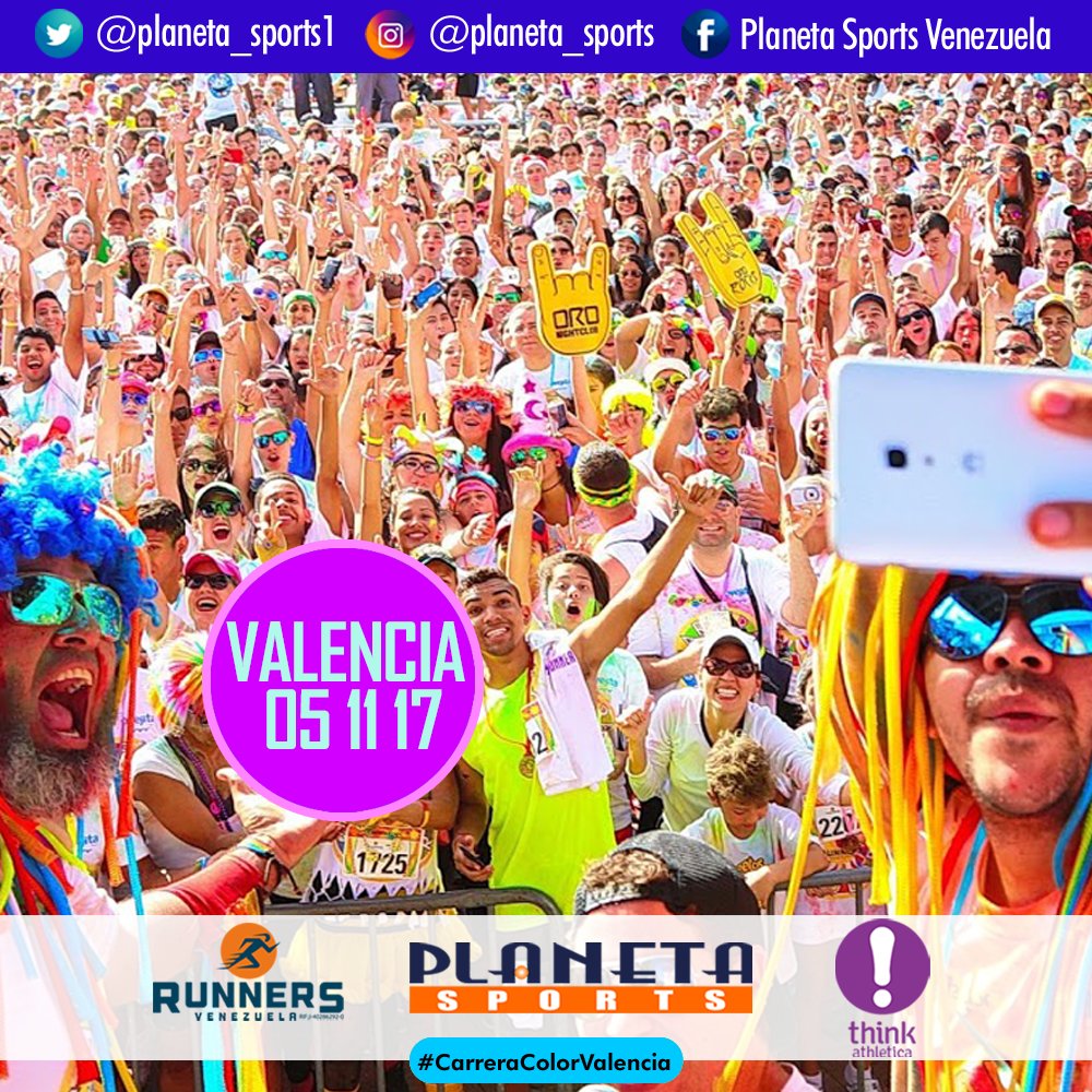 CarreraColor's tweet image. Últimas inscripciones para la #CarreraColorValencia entra aquí -&amp;gt; goo.gl/cmXz0P @planeta_sports1