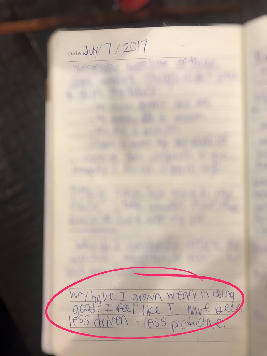 PoeticAlexis's tweet photo. Testifying to Twitter that at #TVC2017 @jedidiahthurner told me: "God SAID: Dont grow weary in doing good." 
 
God's told me this since JULY https://t.co/Rmr366kl2s