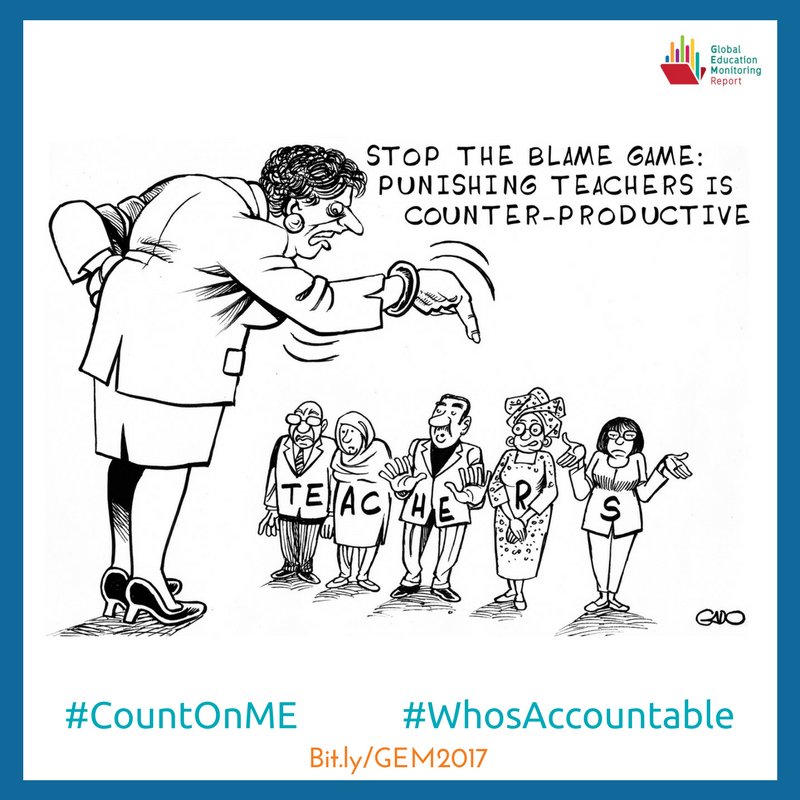 eduint's tweet photo. New @GEMReport says don’t just blame the teacher when the system is at fault #CountOnME https://t.co/kzMkfab9c0 https://t.co/cgKrjRu381