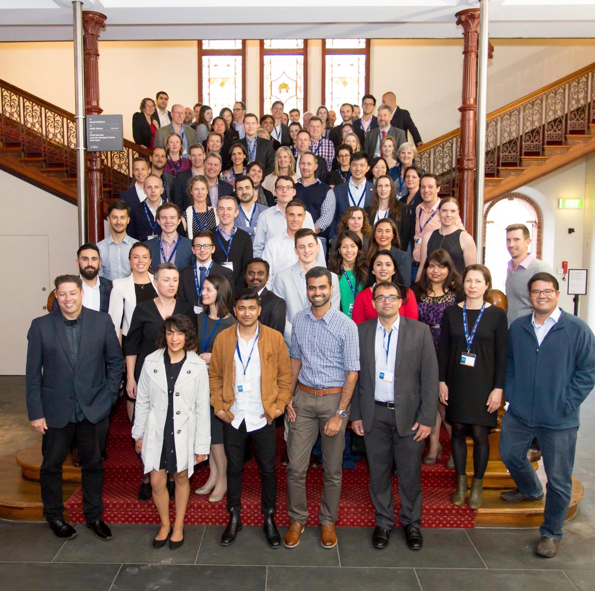 WCrismani's tweet photo. What a good looking bunch who happen to be the first alumni from @program_bridge #bridgeprogram2017 @JessHolien @SVIResearch @claryd85 https://t.co/OcaFZKrRGC