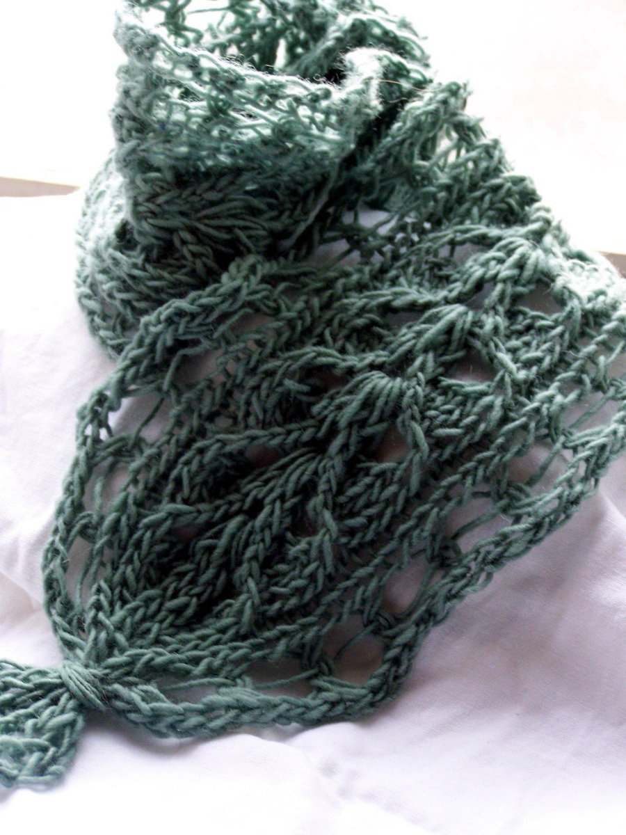 Knitting Pattern Greenie PDF Scarf  Simple and fun tuppu.net/333891d9 #Etsy #Woman