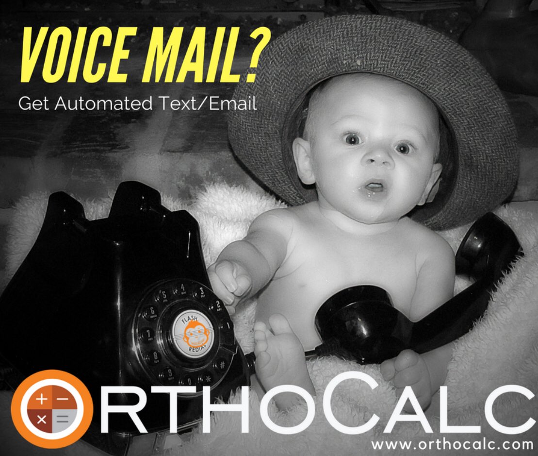 OrthoCalc's tweet photo. Does this look like your new patient pending follow up process? @OrthoCalc can help. #automatefollowups #closemorecases #voicemailagain https://t.co/WPocrRV78X