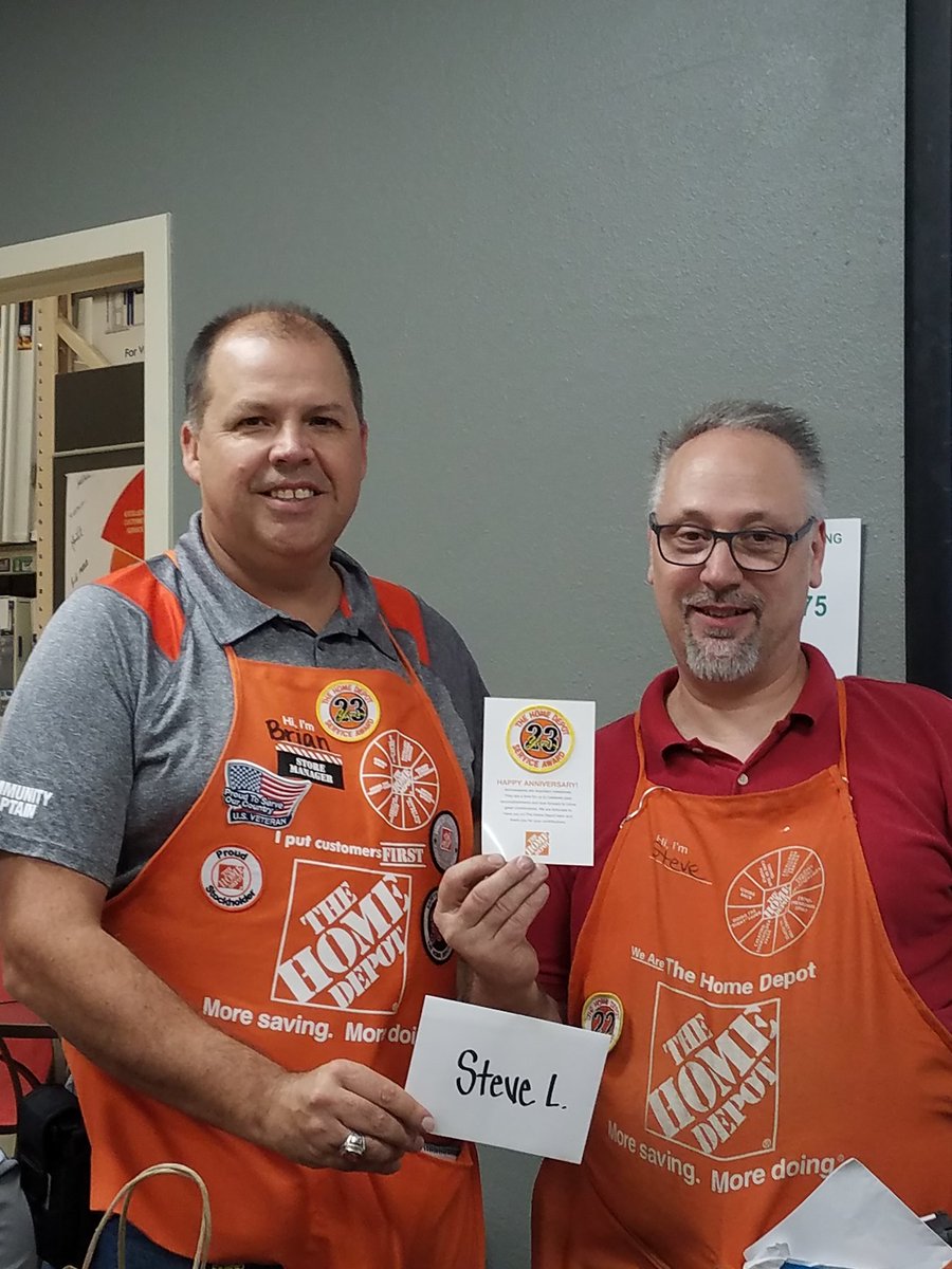 VickiRaeTHD's tweet photo. 23 years! Thank you Steve! @brian4006 https://t.co/UEeOID4asG