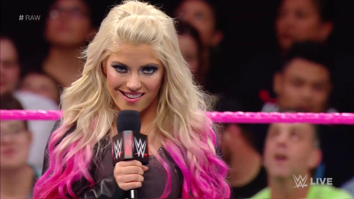 WWE's tweet photo. "There may be TWO BRANDS, but at #SurvivorSeries I'm going to remind @NatByNature that there's only ONE GODDESS!" - @AlexaBliss_WWE #RAW https://t.co/qfUfuPnUi6