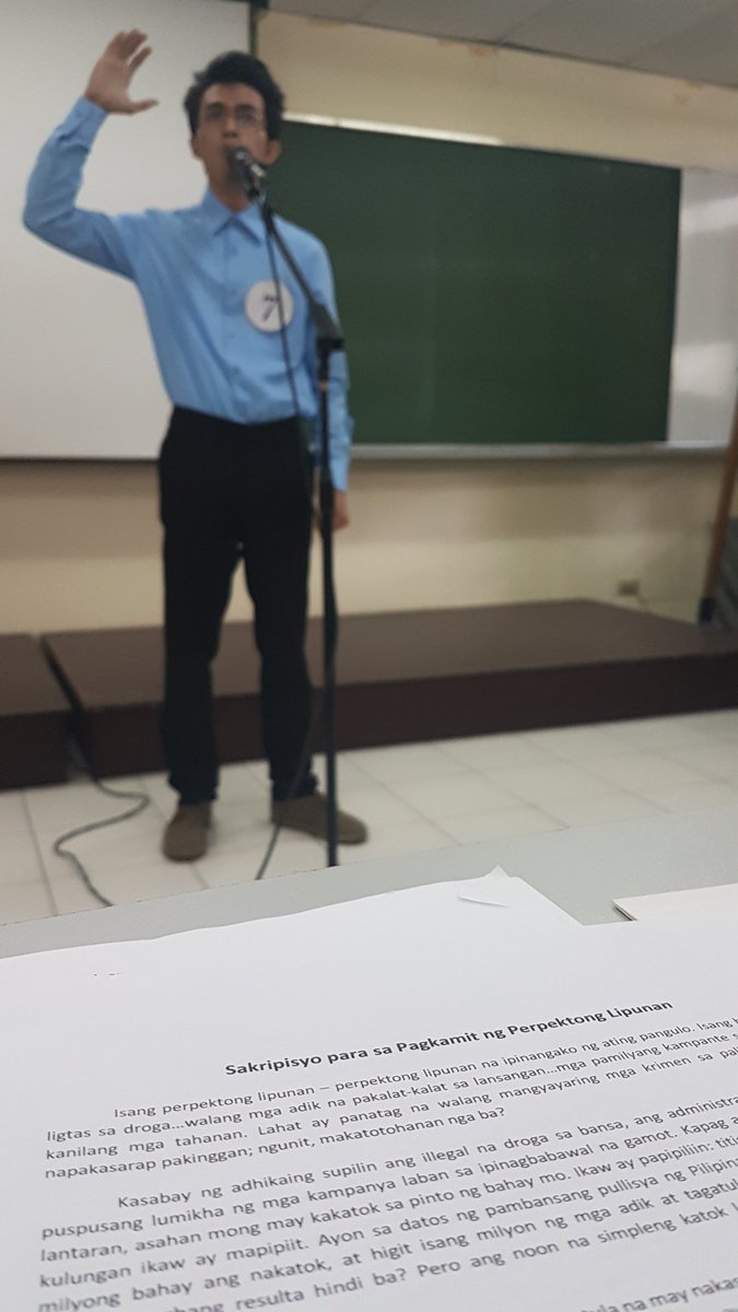 earlysol's tweet photo. ATM:
#Sibol2017
#talumpati

@UPVOfficial https://t.co/BnD5bZlUxY