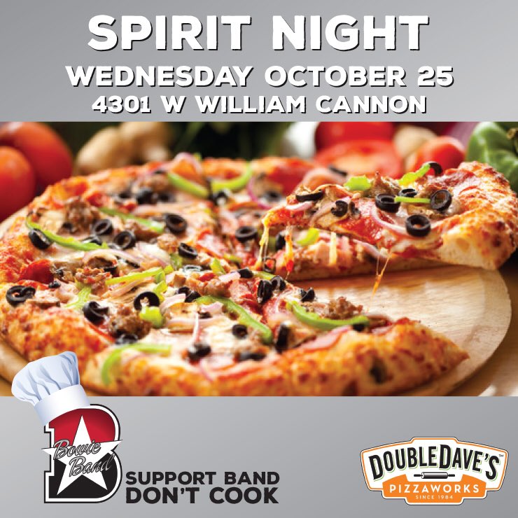 BowieBand's tweet photo. Enjoy dinner as a family or section (same thing, right?) Wed at @DDArborTrails and support the #2017OPE! Say you’re there for Bowie Band. https://t.co/Rg2f8DUoNV