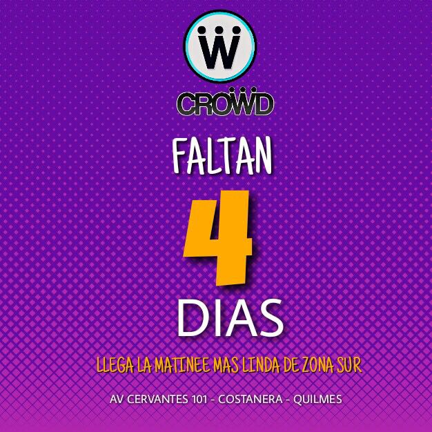 AndradaLauty's tweet photo. 💥Faltan solo 4 dias 💥
Apertura de #CrowdTngrs 💣
La matine mas linda de zona sur

•Anticipadas - $150 🎫
❗Show sorpresa en vivo ❗
📱1125845884📱 @CrowdTngrsOk https://t.co/ZqetJYEn8k