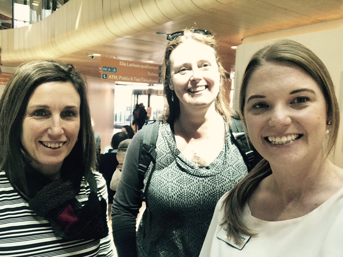 Partnerships and collaboration in practice. 3 #healthpromotion #prevention workers attending #health workshops in #Melbourne today! 😀