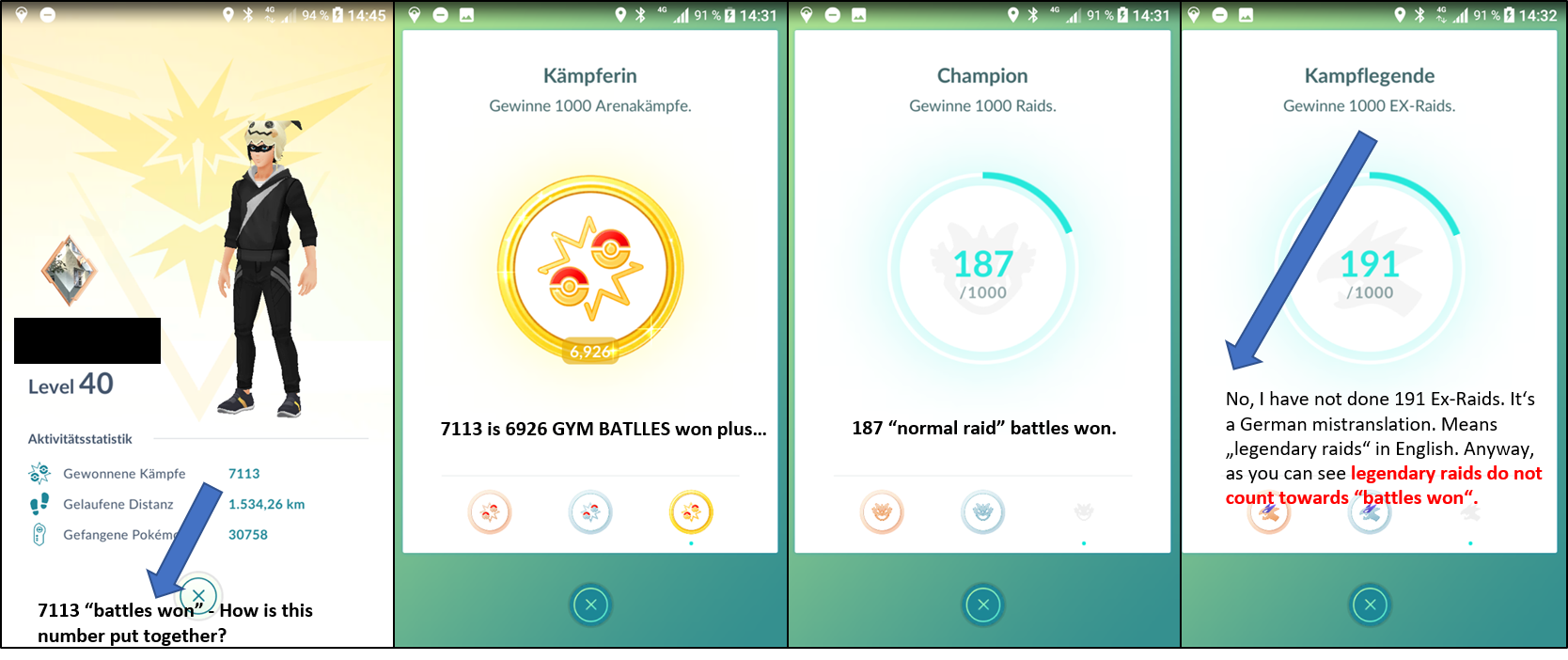 טוויטר ポケモンgo攻略情報 ポケマピ בטוויטר レイドロビーのバトル勝利数にカウントされているのは ジムバトルの勝利数 通常レイドの勝利数 で 伝説レイドの勝利数は含まれていないようです バグかは不明 ポケモンgo T Co V9rd4mdg0w T Co