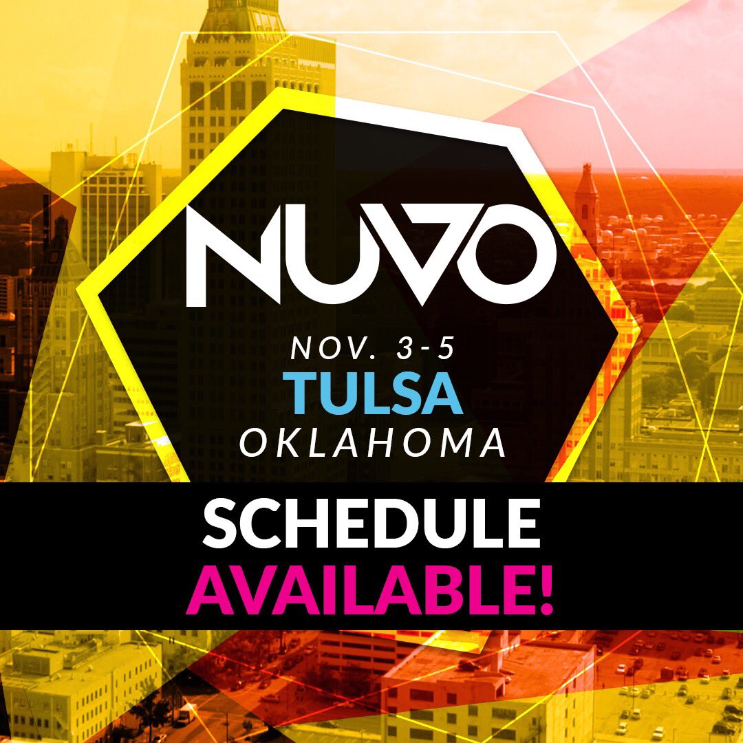 gonuvo's tweet photo. The schedule for NUVO Tulsa is now available on https://t.co/lMdLvL3qJz! We can't wait to see everyone! #gonuvo #nuvodance #breakthefloor https://t.co/XXbyFTRhGV