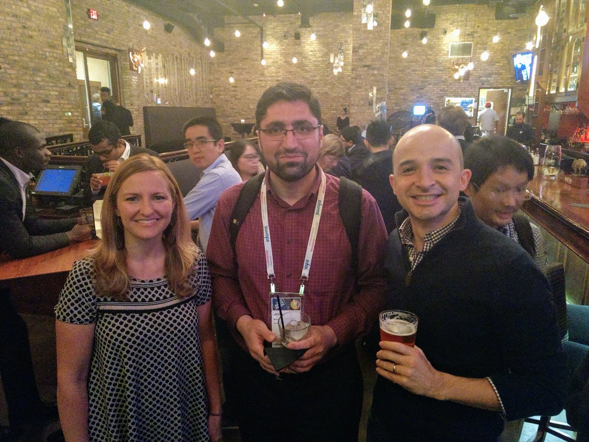 alerera's tweet image. . @GeorgiaTechISyE reception blowing up now at #informs2017!!