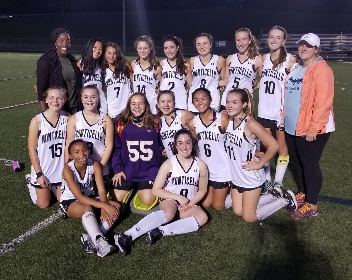 MonticelloAD's tweet photo. Congrats JV Field Hockey team &amp; coaches on their season ending win, 3-1 over Louisa tonight! https://t.co/lD3J7t9sRY