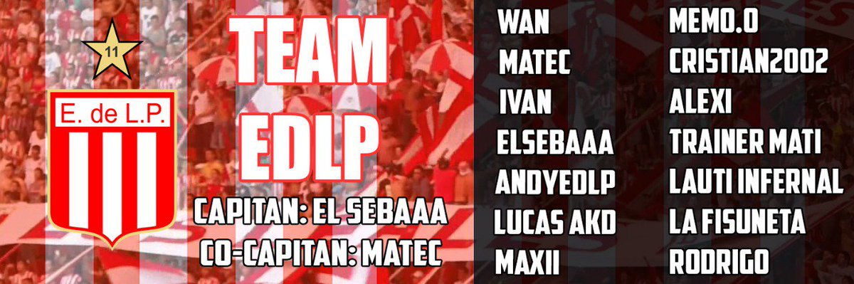 PSeeba's tweet photo. ⚠️ ¡Roster de @TeamEdlpOficial Confirmado! ⚠️
El rey de la selva rugió y estos son los jugadorazos que nos van a traer la @SupercopaARGcr!🏆 https://t.co/wrxXoYRDQd