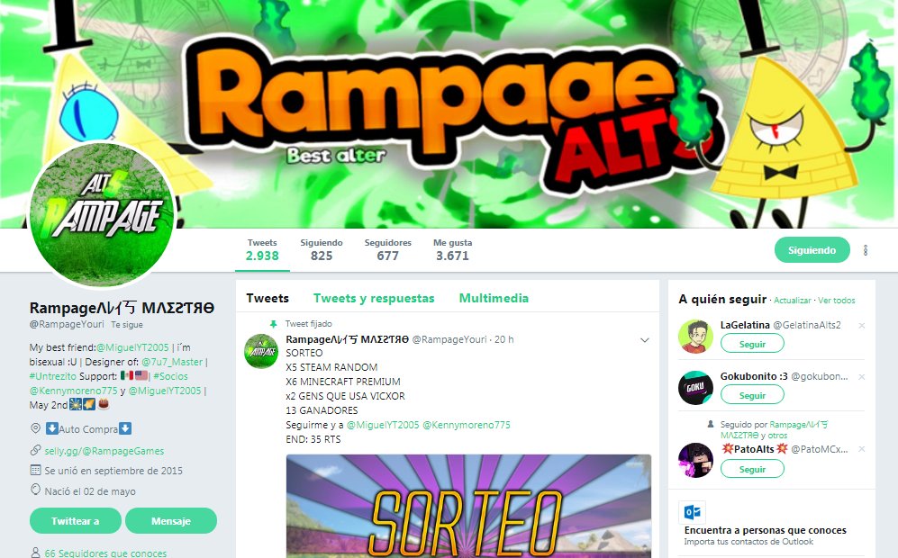 JuanYssk's tweet photo. ❌👉Drop 2 Minecraft Premium y 2 Spofity Premium entre todos que den 🔄 Y ❤️ y me sigan y a @RampageYouri 😱❌

✖️700 seguidores @RampageYouri 🔚 https://t.co/rQBw2r0rLR