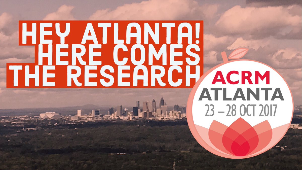 ACRM_CogRehab's tweet photo. Where the clinicians &amp; the research mesh: ACRM Annual Conference #ACRM2017 https://t.co/suYmJL9TLk