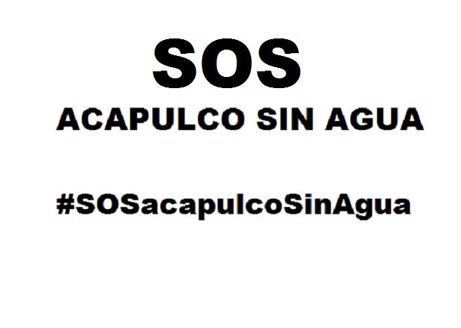 MAQUIAVELOCOSTE's tweet image. COMPARTE DIFUNDE HAGAMOS RUIDO, NO ES JUSTO QUE TODO ACAPULCO ESTE SIN EL SERVICIO VITAL DE PRIMERA NESECIDAD @ONU_derechos @conagua_mx @EPN