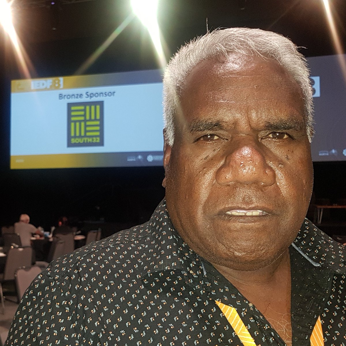 South_32's tweet photo. We're proud to sponsor #IEDF8 in #Darwin. Great to see ALC Chairman Tony Wurramarrba AO deliver his speech. #DevelopingTheNorth #mining https://t.co/nbKoa1YEvT
