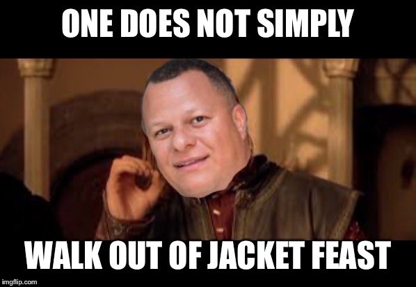 colecast6's tweet photo. #JacketFeast2k17 pt2 https://t.co/dT4Fp0I5ac