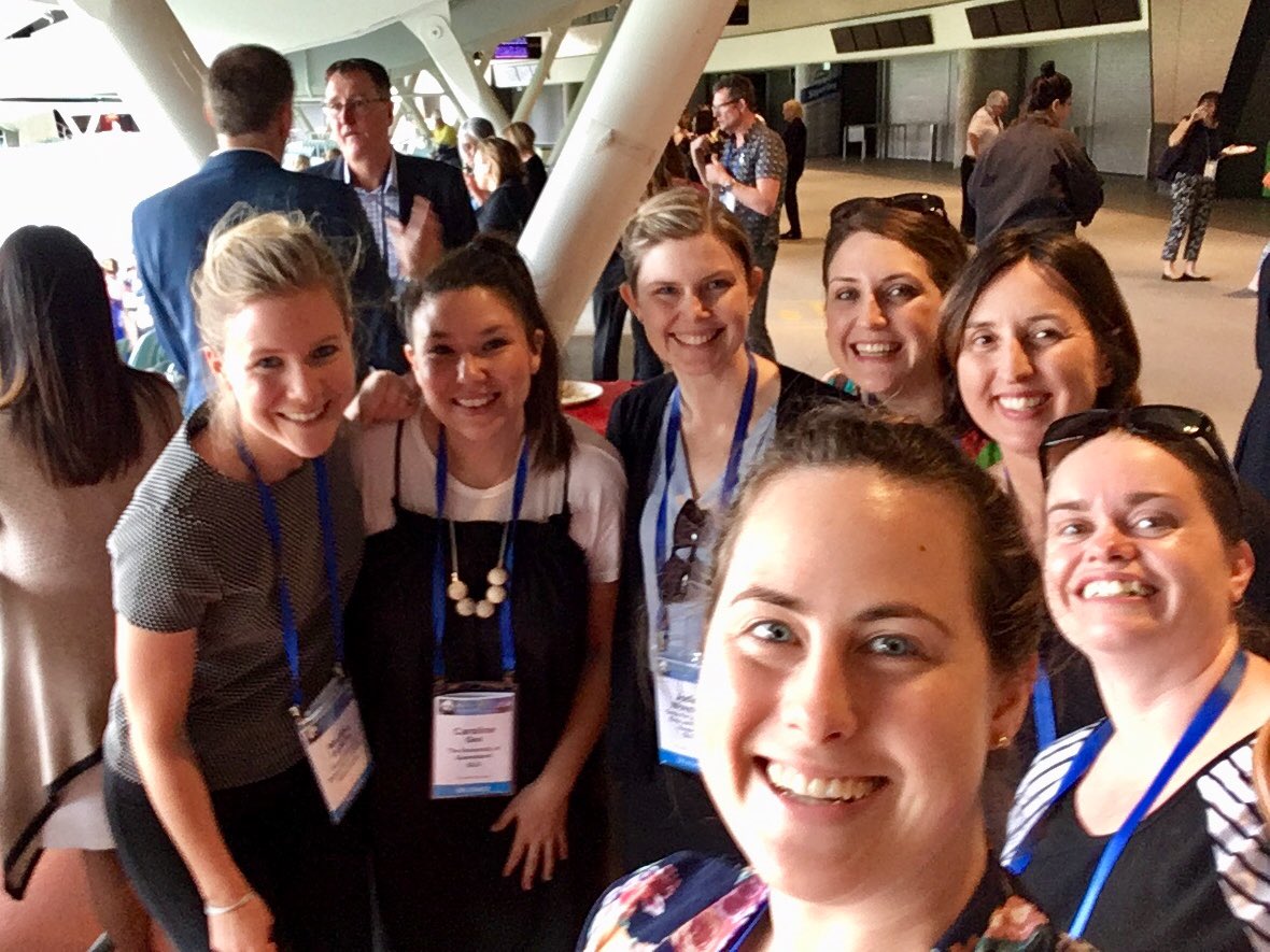 erinbrown12's tweet photo. Love when work colleagues are friends!! @ccbtresearch and burns team from @childhealthqld enjoying Day 1 at #ANZBA2017 https://t.co/joIRLJFqyv