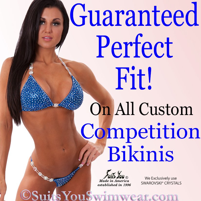 SuitsYouComp's tweet photo. Shop with confidence! Perfect Fit Guarantee on all our Custom Competition Bikinis!
#SuitsYouSwimwear #CompetitionBikinis #fitguarantee https://t.co/5Wp4xFKA4S