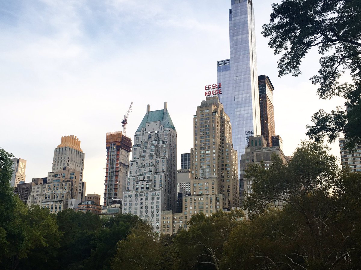 View to Manhattan from Central Park. #nyc
