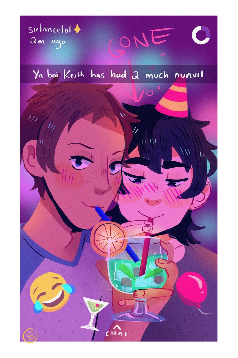 Here's my pic for #VoltronKeithBirthday !! (Based on a photo from my 18th!)