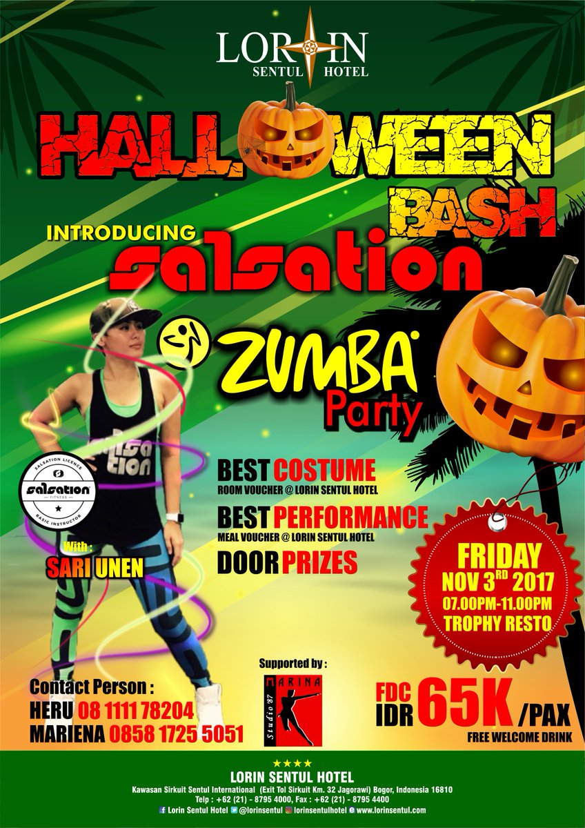 Let's shake ur body with us in Halloween Bash Salsation Zumba. Come and Join NOW... <a href="/lorinsentul/">Lorin Sentul Hotel</a> <a href="/Indobarian/">Indobarian method</a>