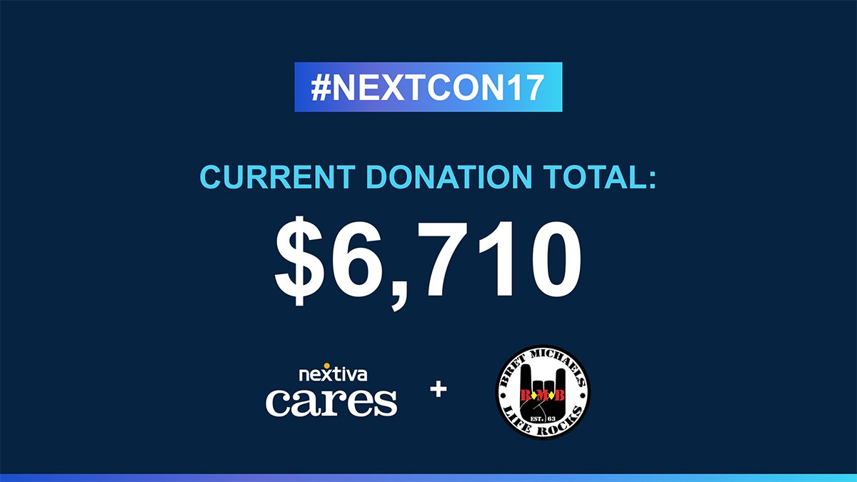 We've raised over $6,000 for the <a href="/bretmichaels/">Bret Michaels</a> Life Rocks Foundation so far! Continue sharing #NextCon17 to help us donate even more!