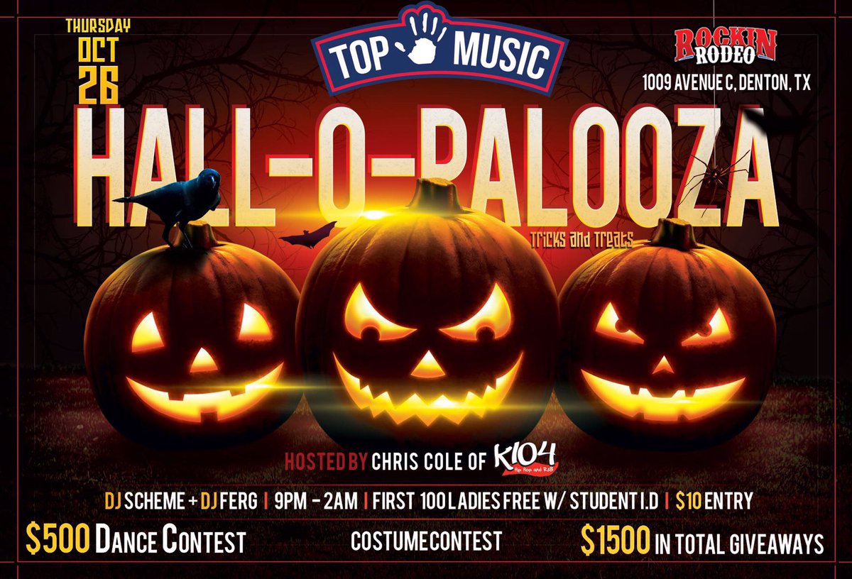 MillaDaMayor's tweet photo. #HallOPalooza 10/26
#NightmareBunkin 10/27
#Millaween 10/31

Den10 

@ChrisCole104
@AVTHEGREAT
@gashousesmitty
@TheDjSheReal
@TheMoMoneyWhoa https://t.co/cHBMraiZu4