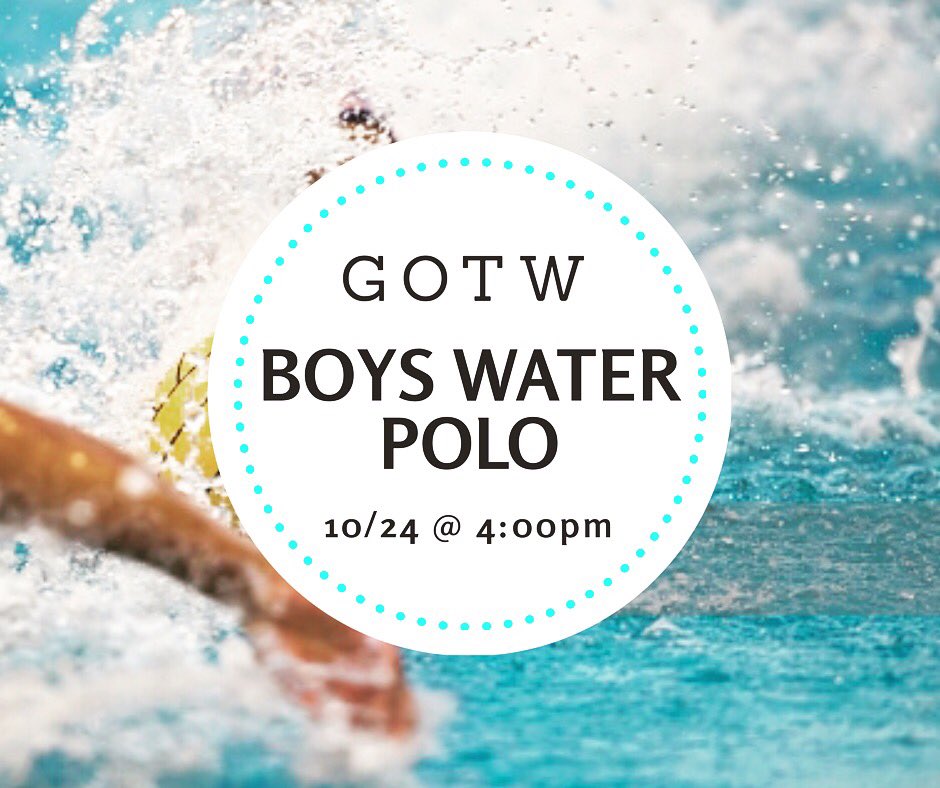 NHStwolves's tweet photo. 🎙Tomorrow Boys Water Polo has their “Game Of The Week” + senior night! Come out to the pool to support your fellow twolves at 4:00pm! 🏐🐺 https://t.co/tOd46NfrJl