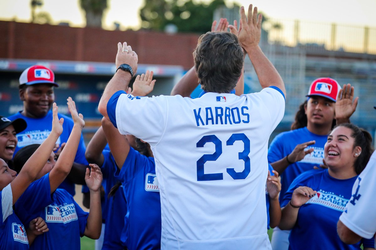 Oh, just <a href="/Dodgers/">Los Angeles Dodgers</a> legends, <a href="/MLB/">MLB</a> and <a href="/Mastercard/">Mastercard</a> handing out tickets to #WorldSeries Game 2 at the Compton <a href="/MLBUYA/">MLBYA</a>. That'll work!