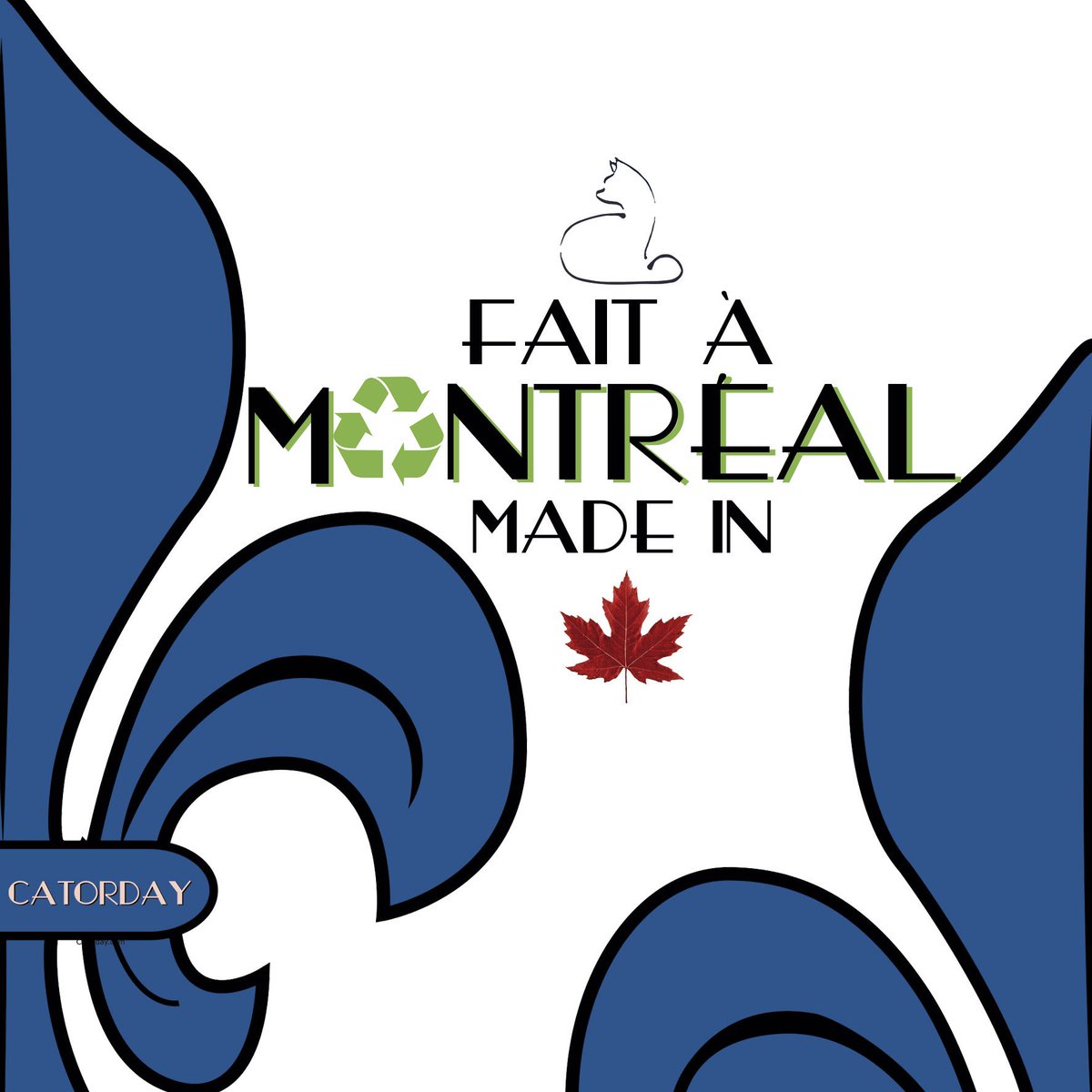 catorday's tweet photo. We are proudly a Montréalais projet and we want to contribute to the recycling cultureby using materials  recollected from thecity @IEBNHEC https://t.co/lDljsKdLnx
