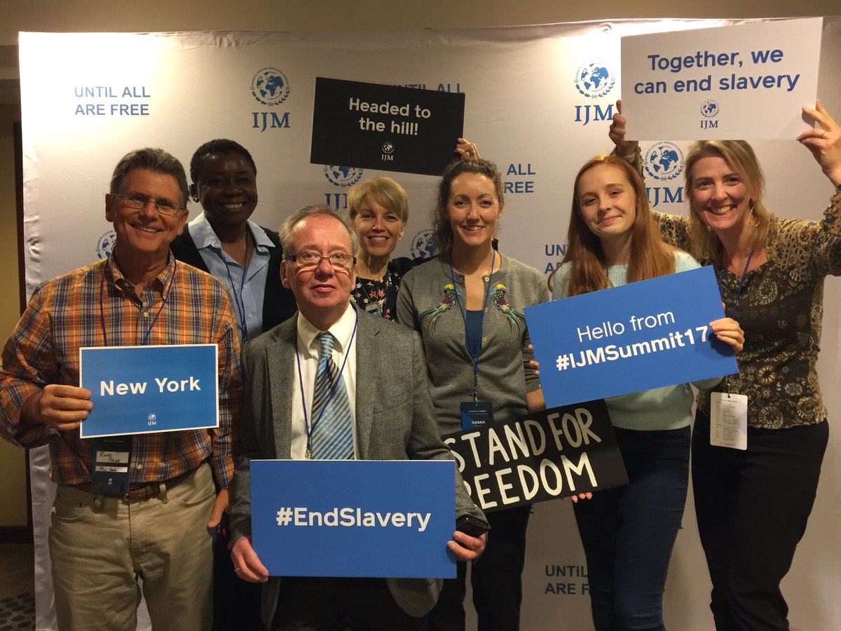 @SenatorGillibrand, excited to meet with your staff tomorrow. We can work together to #EndSlavery! #IJMSummit17