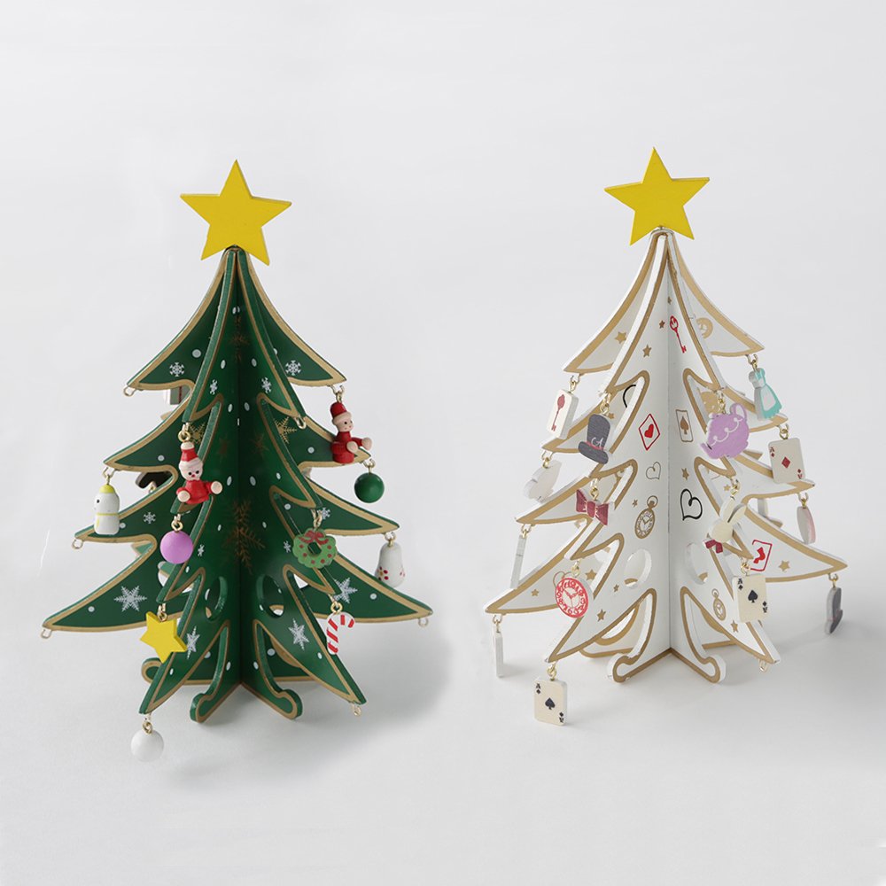 🎄NEW🎄 MDFシリーズ Xmasツリー(グリーン/アリス)、トレイン、ツリー