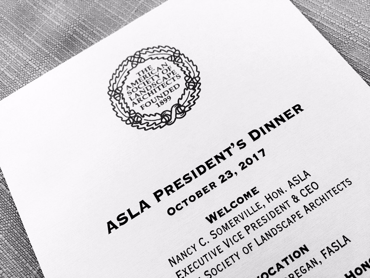 eemmartin's tweet photo. The next chapter begins! #ASLA2017 https://t.co/G0EGwrT5gg