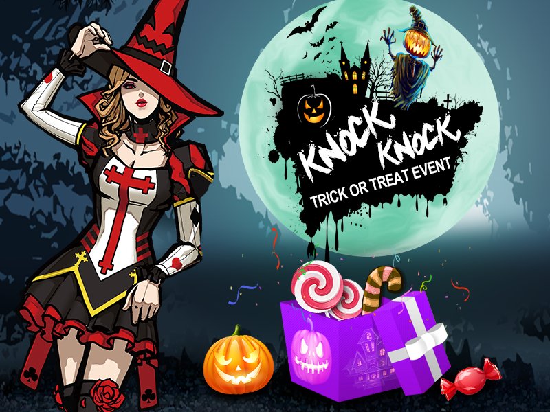 DunkNationFans's tweet photo. Knock, Knock, Trick or Treat😆
Free Candy bags for twitter fans
For more details, please refer to in-game KT Play Community. https://t.co/CXa4hNOcKK