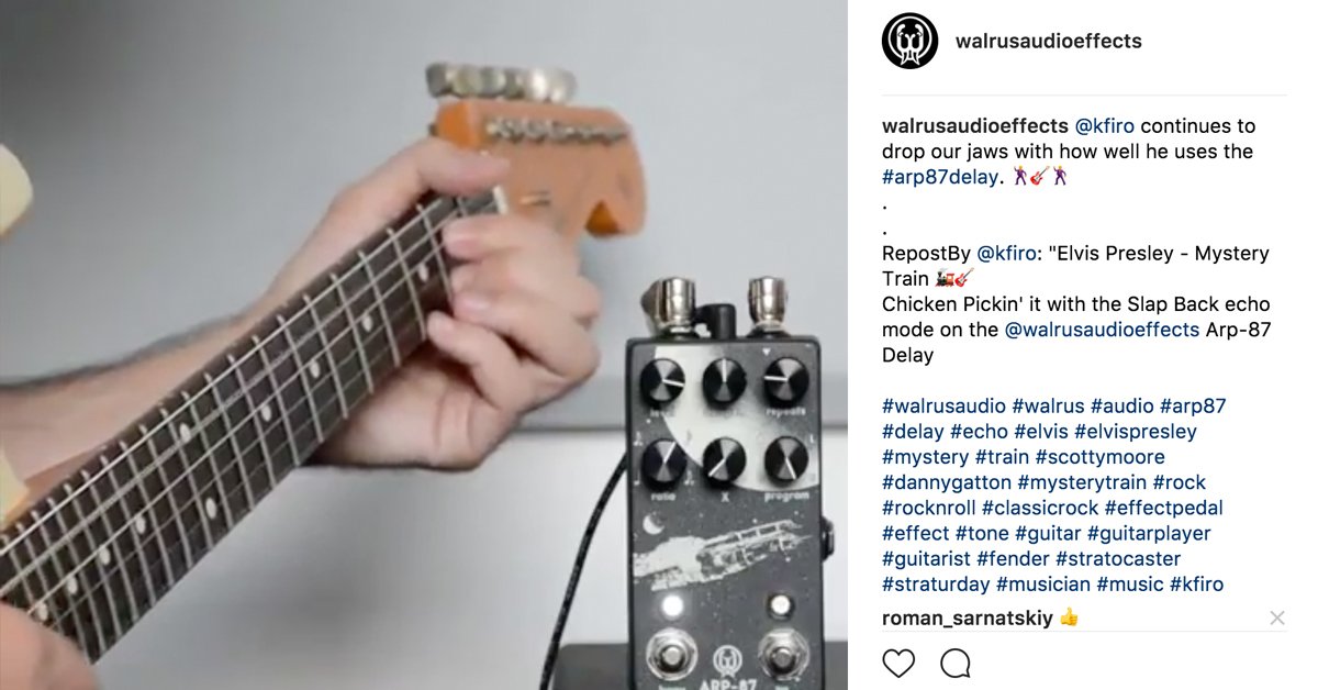 FACEbelgium's tweet photo. Instagram Artist Kfiro tears up the ARP-87 Multifunction Delay https://t.co/DTZEDaaVTa https://t.co/n8Jq3WCqMH