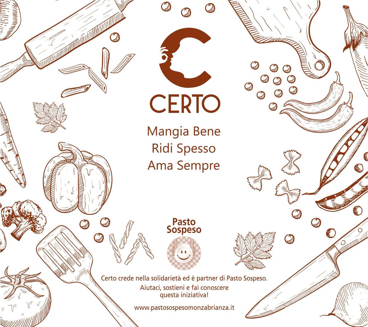 PastoSospesoMB's tweet image. Mangia bene, ridi spesso, ama sempre  e dona ! Complimenti al nostro partner Certo per queste bellissime tovagliette #pastosospeso #monza
