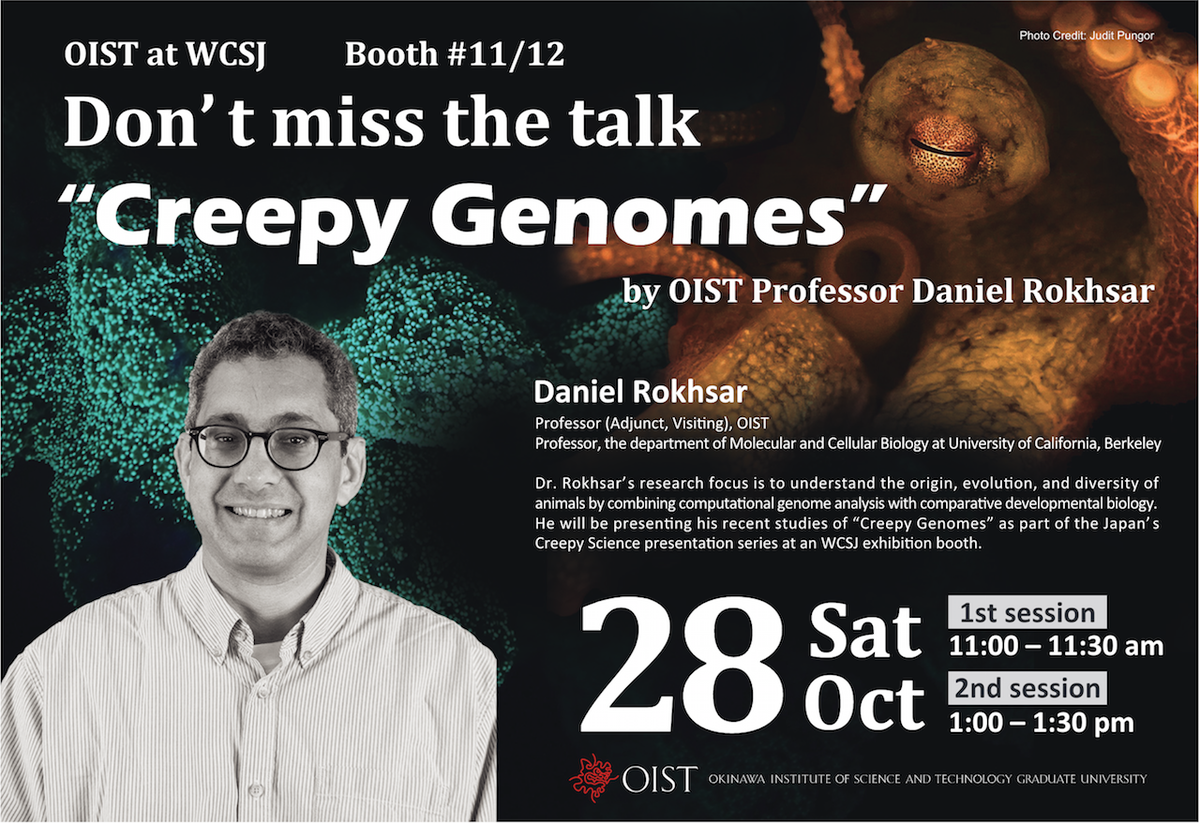 OISTedu's tweet photo. For those who will attend #WCSJ San Francisco this weekend, come to see us at Exhibitor's booth12! #sciencejournalist #sciencelovers https://t.co/wMVdZiPrEB