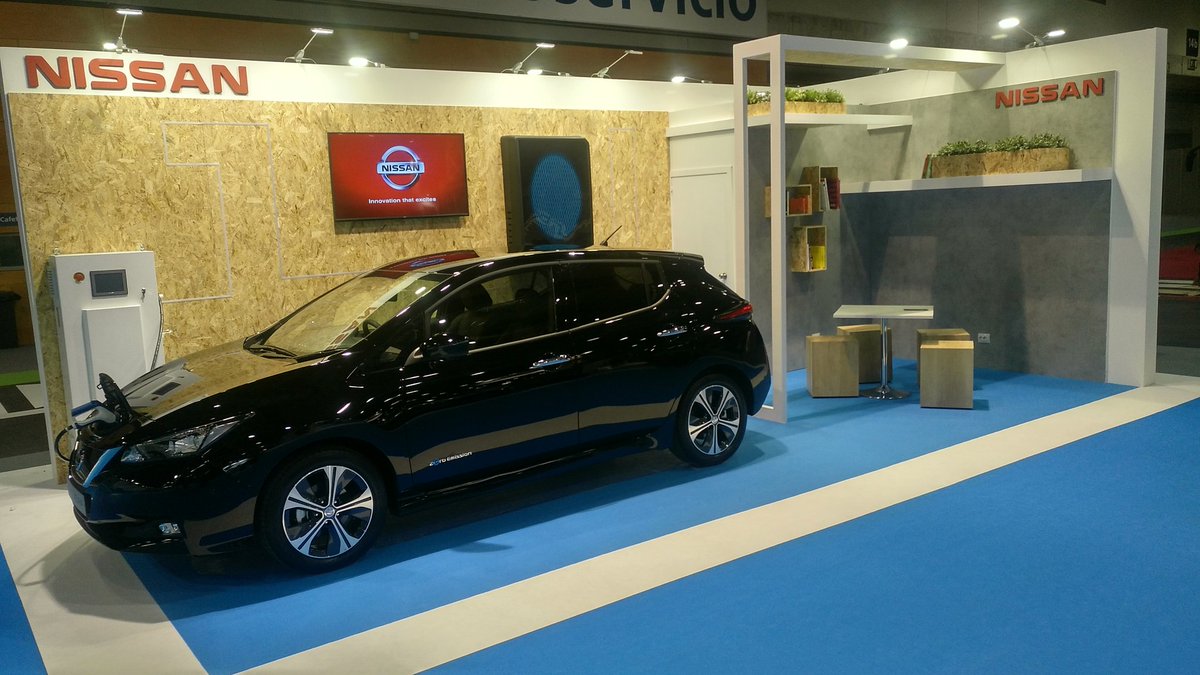 edusanchezR's tweet photo. Ya estamos en @feriademadrid en @trafic_ifema con #MovilidadInteligente y el nuevo Leaf https://t.co/78CeYDN6MC