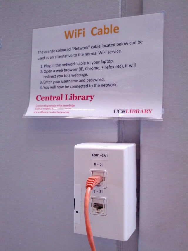 nixcraft's tweet image. Wifi cable 😂