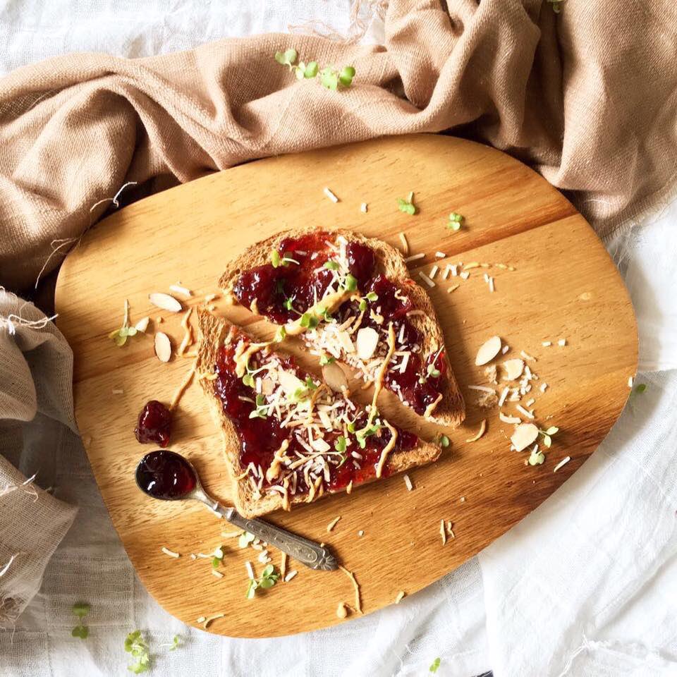 DanzFoods's tweet photo. Our favourite chef, @TalkToKarishma is always jamming but this time literally with some Jam and #Danz bread! Call 8080779900 to order Danz. https://t.co/Fn0WVvMkfM