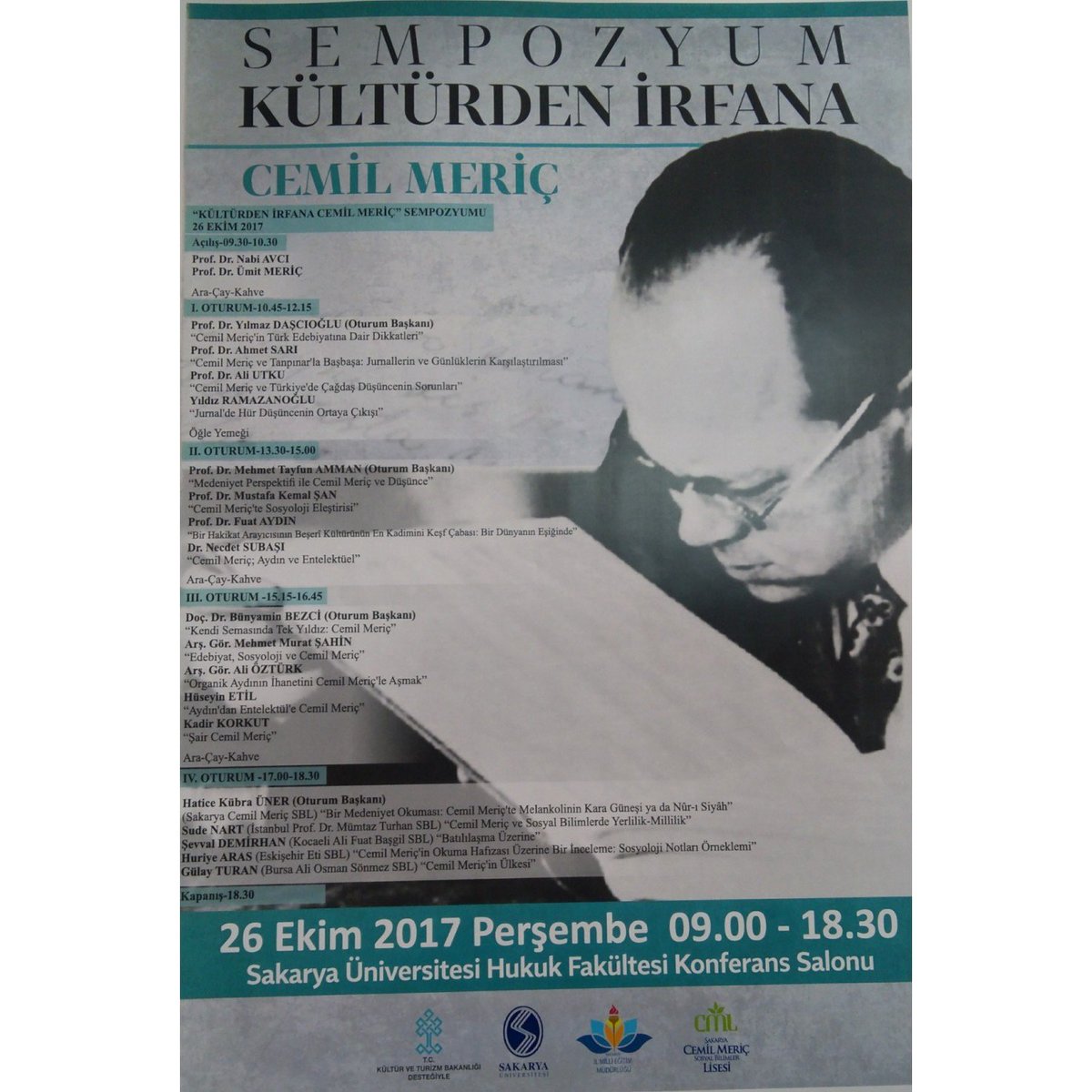 CemilMeriçSempozyumu (@cmlsempozyum) on Twitter photo 